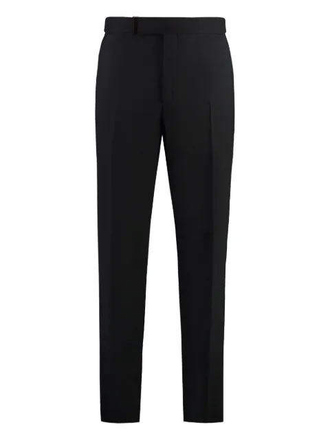 TOM FORD pressed-crease chino trousers Black 450R2861004J