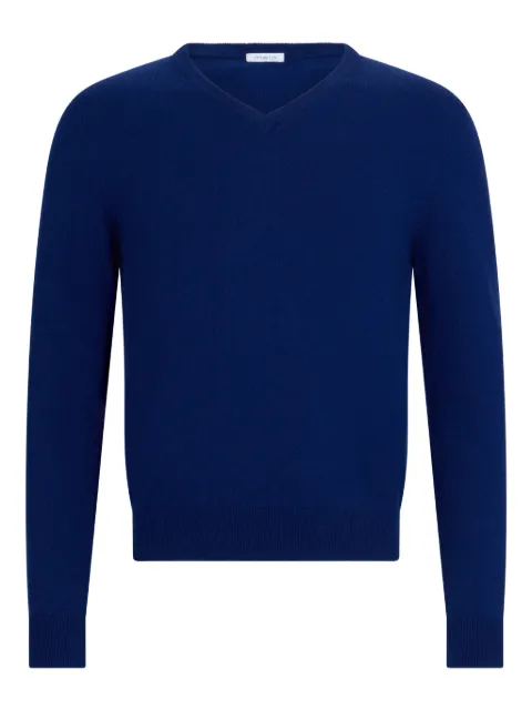 Malo V-neck sweater Blue UMB006F1K02