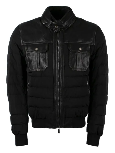 Moorer Trevor bomber jacket Black TREVORPER