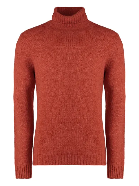 Moorer ribbed turtleneck sweater Orange TODIEXP