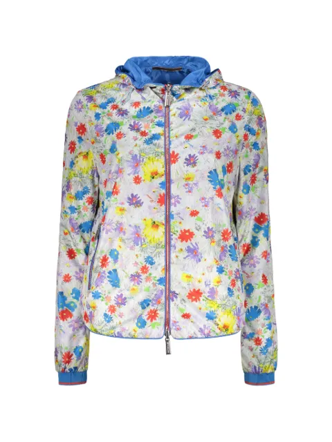 Moorer reversible floral-print jacket White TESSPRJ