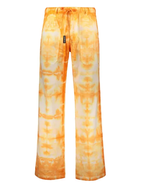 Nahmias tie-dye print trousers Orange SS23W1P8