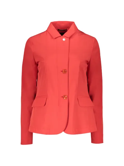Moorer logo-button flap-pocket blazer Red SCILLAKNP