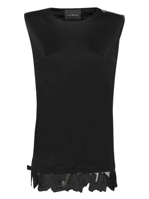 John Richmond sleeveless top Black RWA22173TSSV