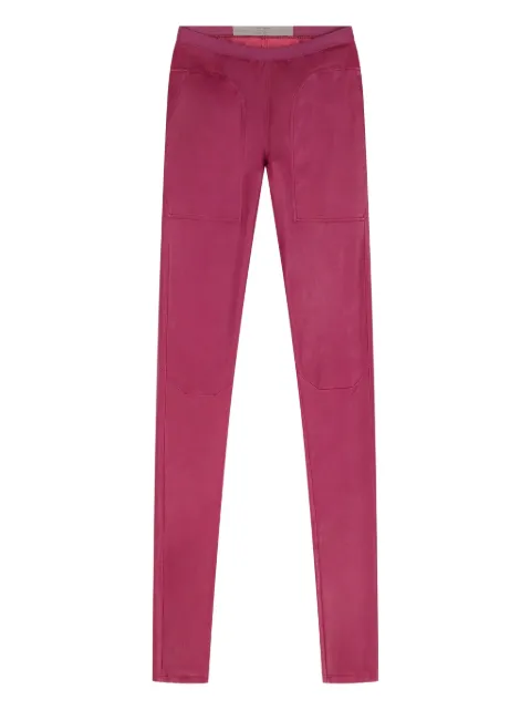 Rick Owens leather leggings Pink RP01C5319LS