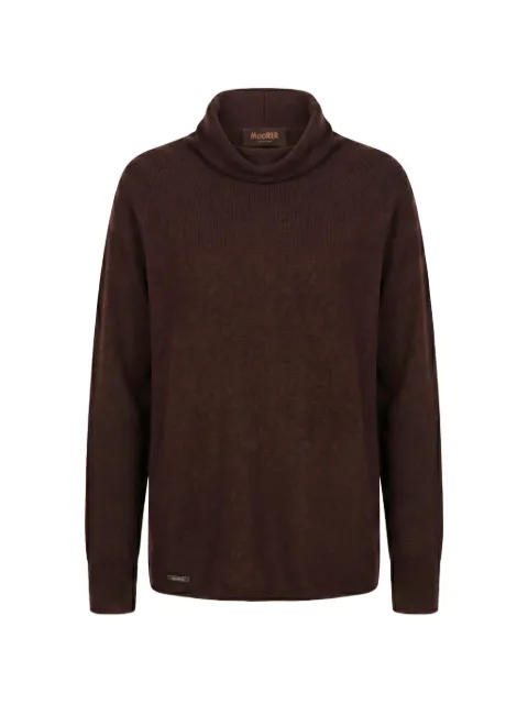 Moorer roll-neck raglan-sleeve sweater Brown ROXYPKT