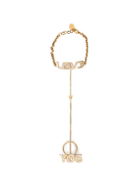 RED(V) pave-set chain hand jewellery Gold QJ0A90ZNH