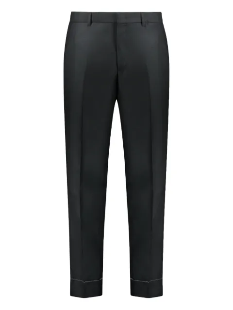 Brioni wool tailored trousers Black RPN30LOAA48