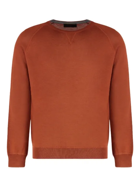 Moorer Pico-ZEF raglan crew-neck sweater Orange PICOZEF