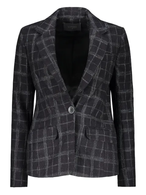 Lorena Antoniazzi wool-blend blazer Blue O2105GA06A3062
