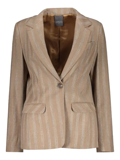 Lorena Antoniazzi striped blazer Neutrals LP36GA63017R