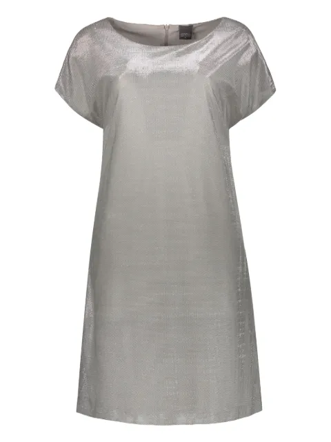 Lorena Antoniazzi mesh mini dress Silver LH36X133079R