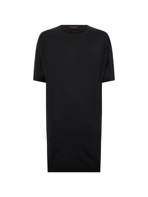 Moorer short-sleeves T-shirt dress Black IOLANDAZEF
