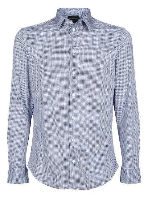 Emporio Armani long-sleeved shirt Blue H31SM0C12F9
