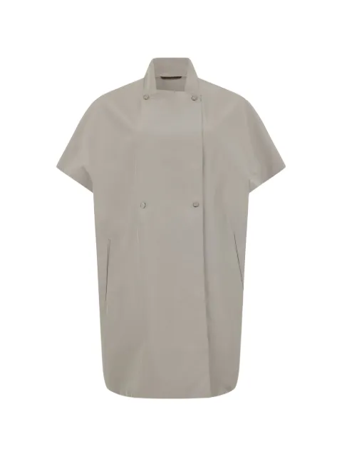 Moorer short-sleeves overcoat Grey GRAZIADA6