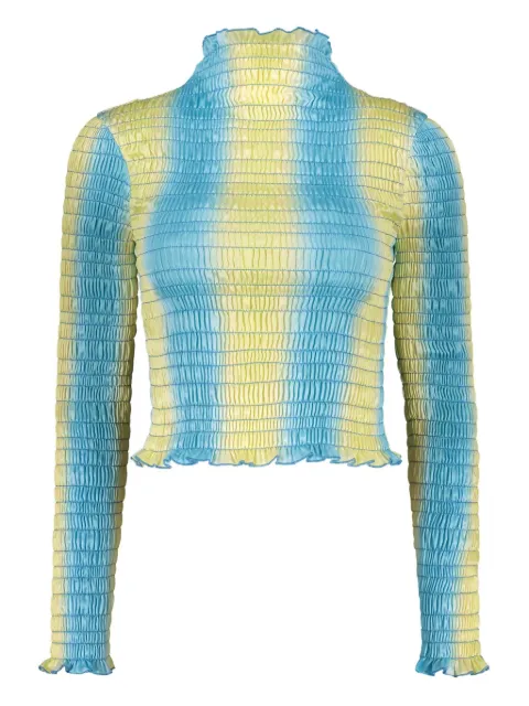 Amy Crookes gradient-effect top Blue GMSS22TO02351763
