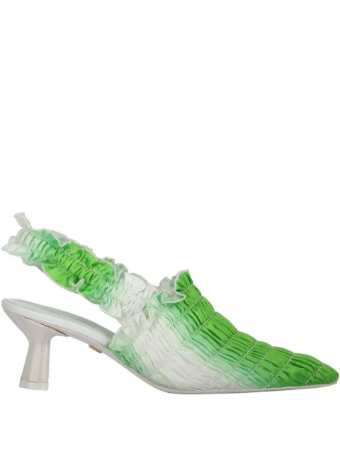 Amy Crookes 50mm gradient-effect pumps Green GMSS22FO01328227