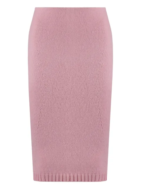 TOM FORD wool-cashmere blend skirt Pink GCK150YAX598