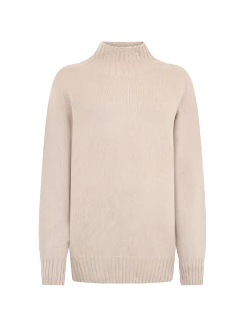 Moorer funnel-neck sweater Neutrals FIEMMECWS