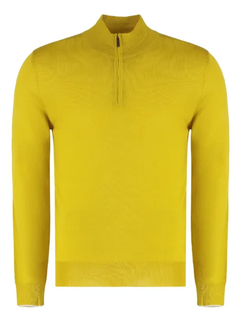 Moorer half-zip sweater Yellow FEDROMLL