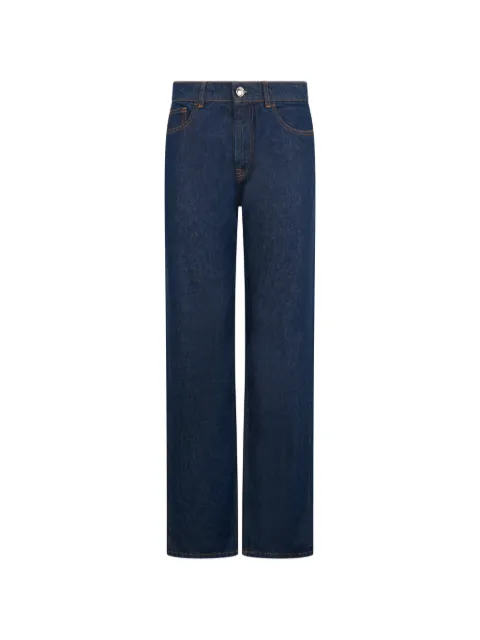 Moorer straight-leg trousers Blue NUR116WSA