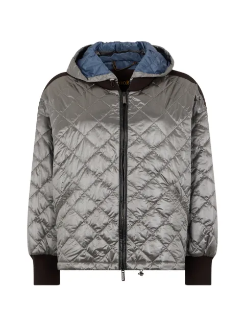 Moorer Jamila quilted jacket Grey JAMILAMRP