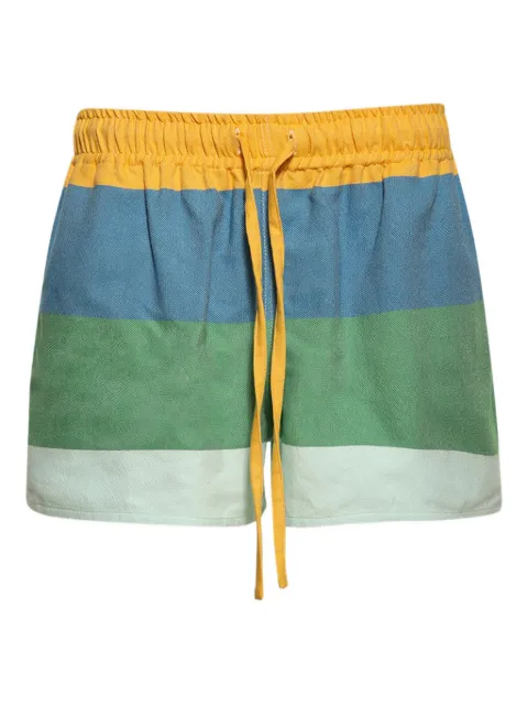 Marrakshi Life striped drawstring shorts Yellow HS24077