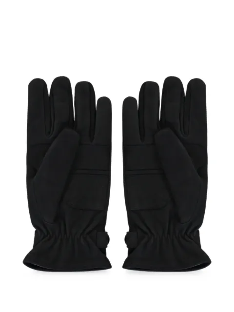 Moorer button-strap stitched gloves Blue ELVISKCW
