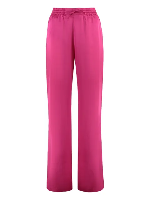 Yves Salomon satin trousers Pink 23E23EYP033XXSAVI
