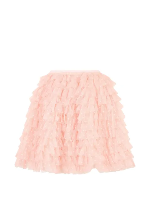 RED Valentino ruffled polka-dot skirt Pink RRA02J6N0