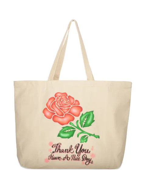 MARKET rose-print tote bag Neutrals 370000042