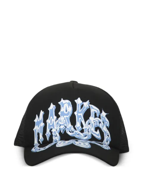 MARKET logo-print trucker cap Black 390000168