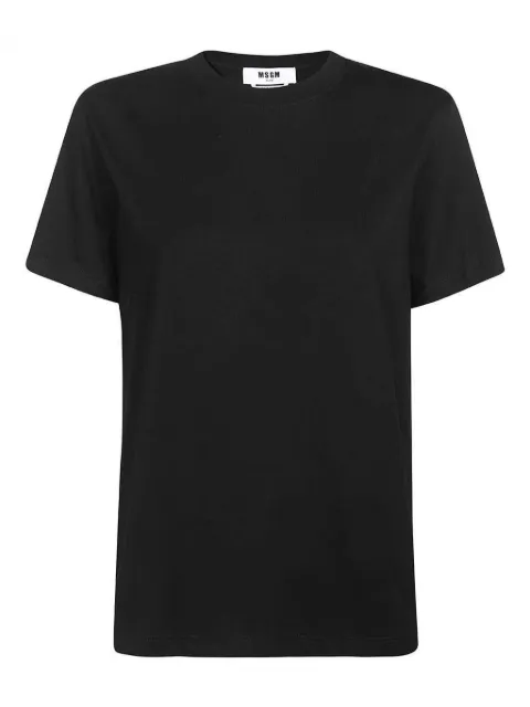 MSGM logo-print T-shirt Black 3341MDM185227798
