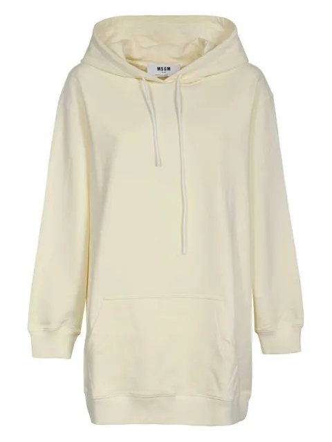 MSGM cotton hoodie White 3341MDA73227799