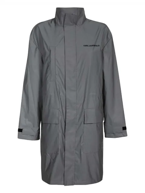 Karl Lagerfeld Techno-fabric coat Grey 225W180