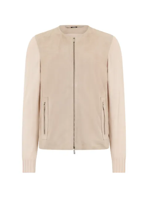 Moorer Erica zip-up cardigan Neutrals ERICAURK