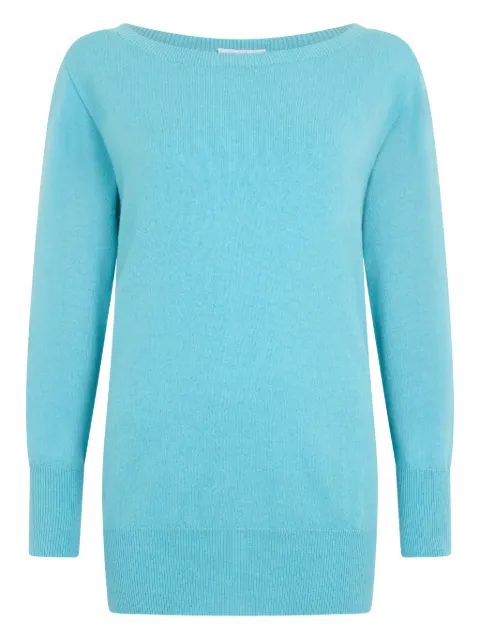 Malo boat-neck sweater Blue DXA238F1C16
