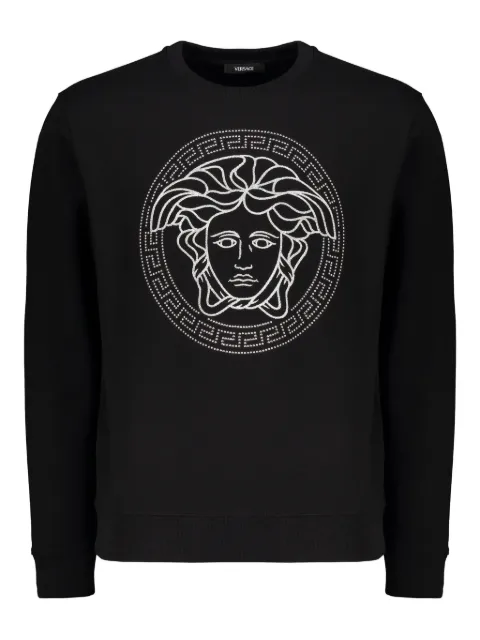 Versace cotton sweatshirt Black 10118521A14074
