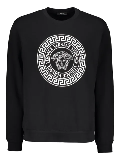Versace cotton sweatshirt Black 10118521A12064