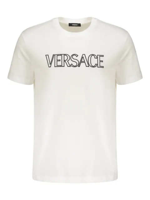 Versace cotton t-shirt White 10118611A12070