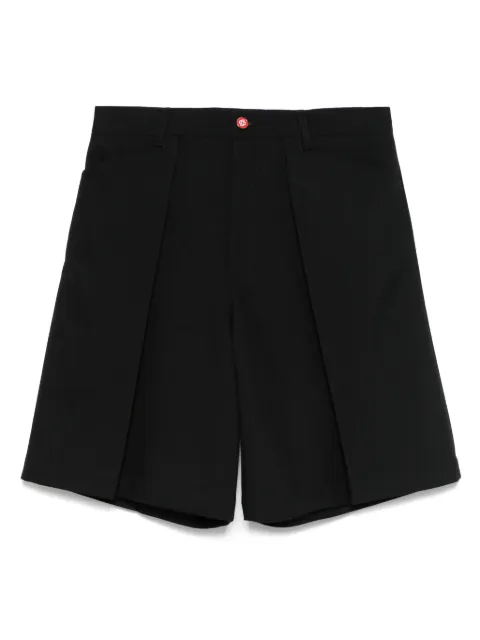 Casablanca Chicano pleated shorts Black MS25TR268