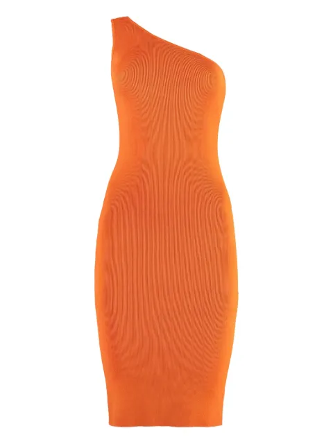 Yves Salomon one shoulder dress Orange 23E23EYR50403MSPW