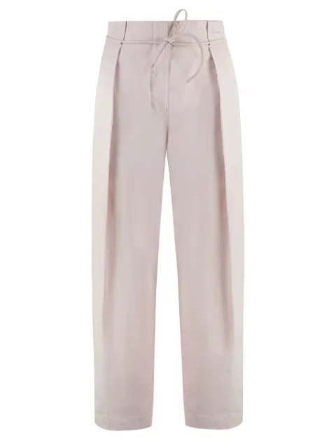 Yves Salomon belted trousers Pink 23E23EYP013XXGACO