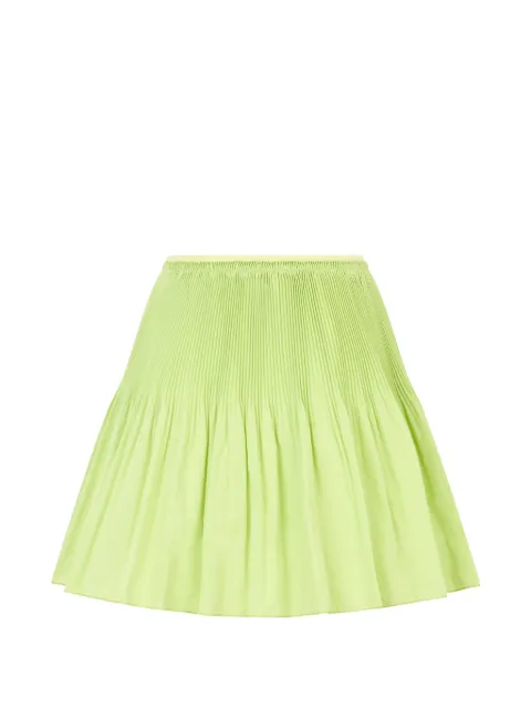 RED Valentino pleated skirt Green RRAG051FP