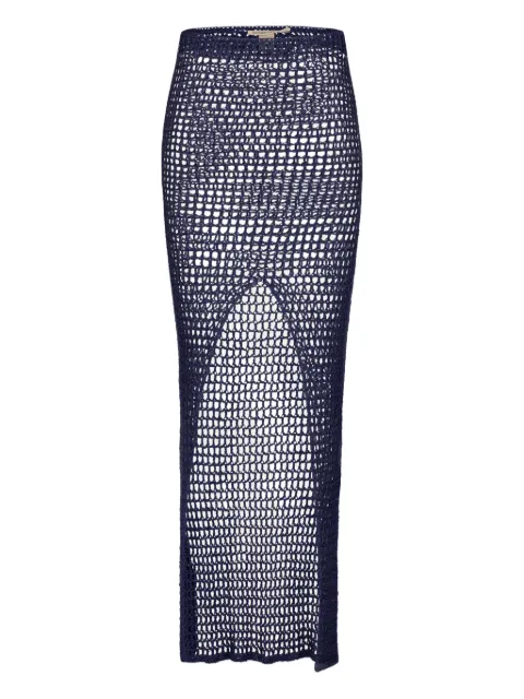 PARAMIDONNA crochet skirt Blue SS25SPB