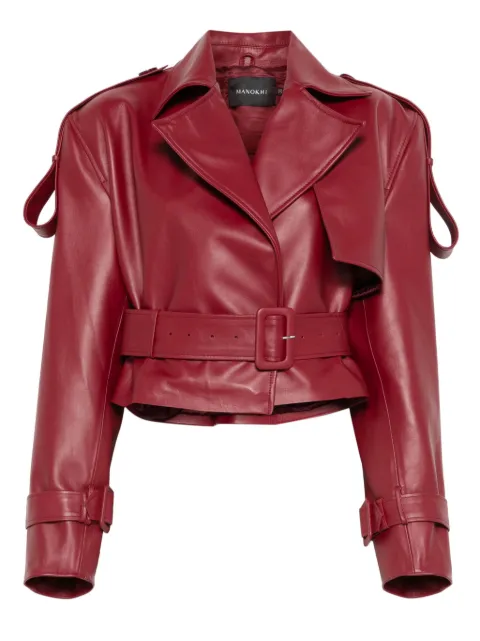 Manokhi Hana jacket Red MANO369