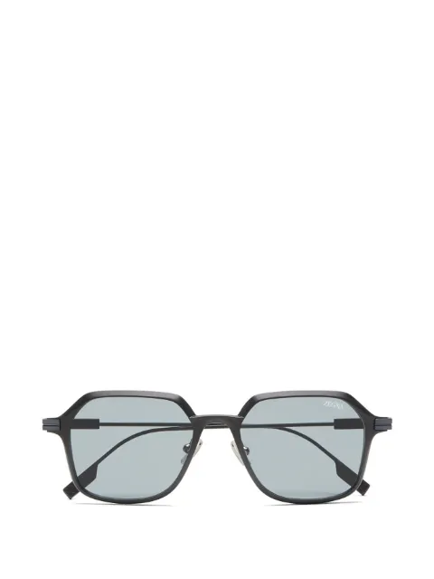Zegna octagonal-frame sunglasses Black EZ02745391A