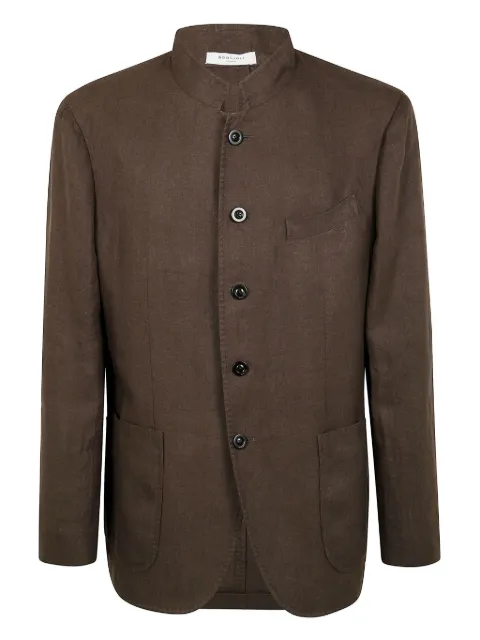 Boglioli stand up-collar blazer Brown K5602EWSB4015