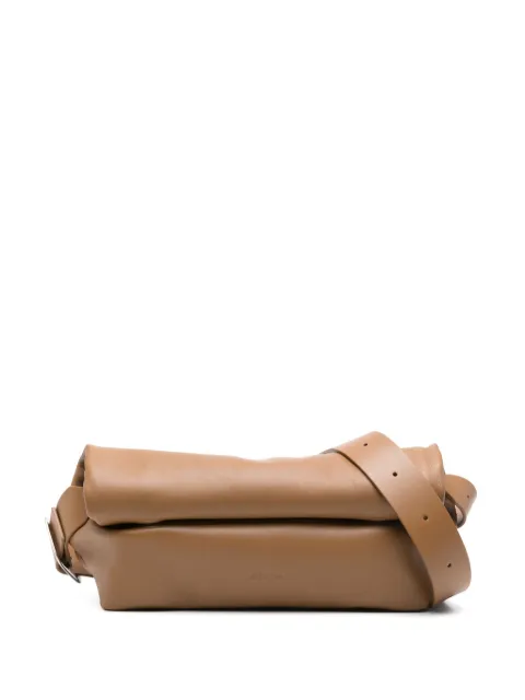 Jil Sander small Rollup shoulder bag Brown J08WG0048P8345