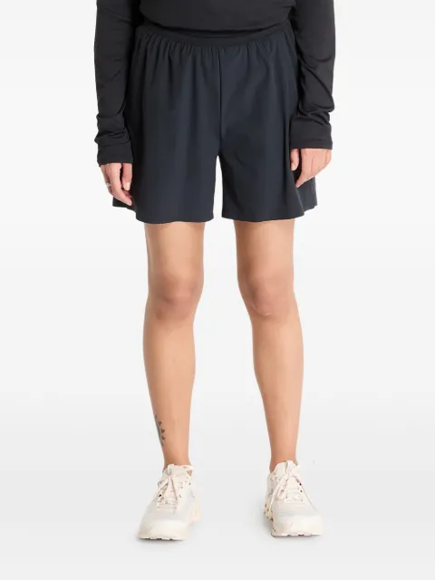 On logo-print performance shorts Black 1WF10130553W